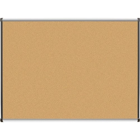 Lorell Natural Cork Board, 4ft x3ft , Satin Finish LLR60647